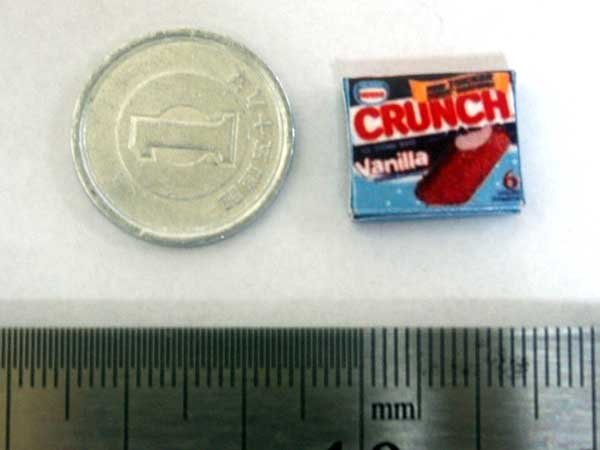 ミニチュア　1/12サイズのパッケージ