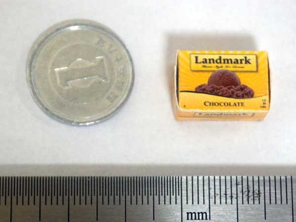 ミニチュア　1/12サイズのパッケージ