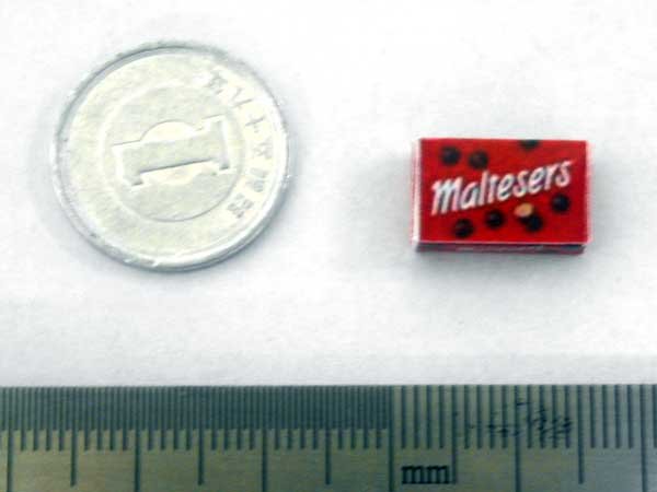 ミニチュア　1/12サイズのパッケージ