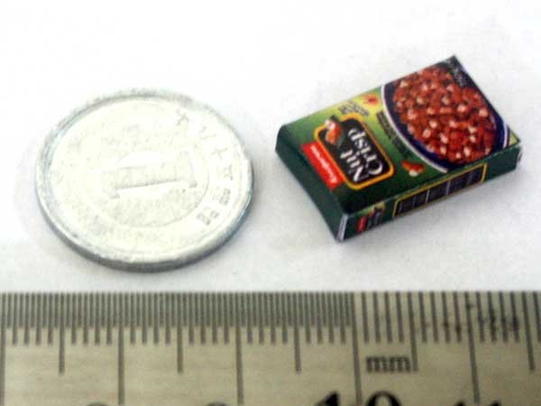 ミニチュア　1/12サイズのパッケージ