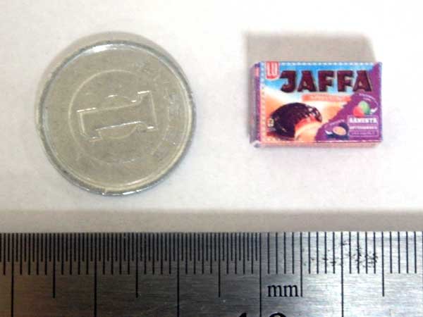 ミニチュア　1/12サイズのパッケージ