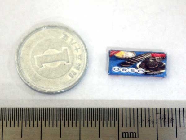 ミニチュア　1/12サイズのパッケージ