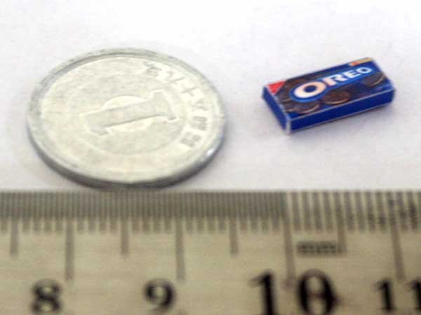 ミニチュア　1/12サイズのパッケージ