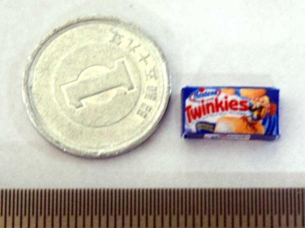 ミニチュア　1/12サイズのパッケージ