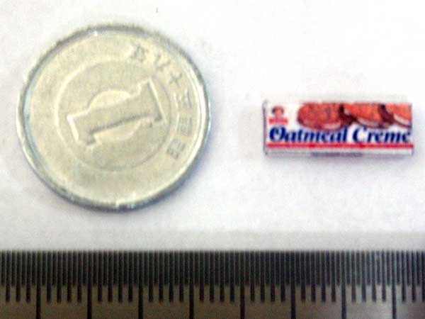 ミニチュア　1/12サイズのパッケージ