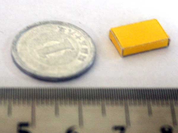 ミニチュア　1/12サイズのパッケージ