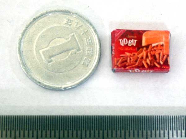 ミニチュア　1/12サイズのパッケージ