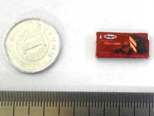 ミニチュア　1/12サイズのパッケージ