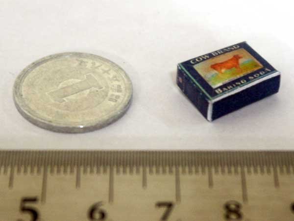 ミニチュア　1/12サイズのパッケージ