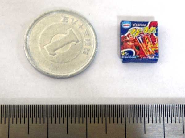 ミニチュア　1/12サイズのパッケージ