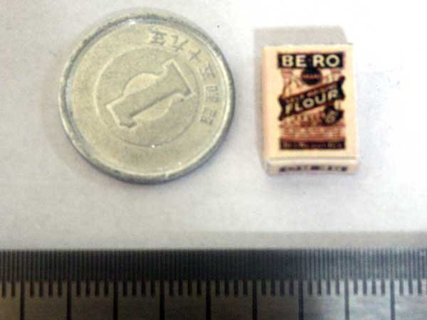 ミニチュア　1/12サイズのパッケージ