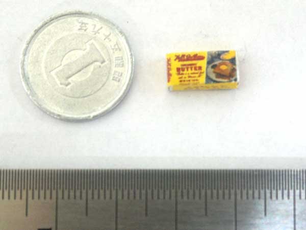 ミニチュア　1/12サイズのパッケージ