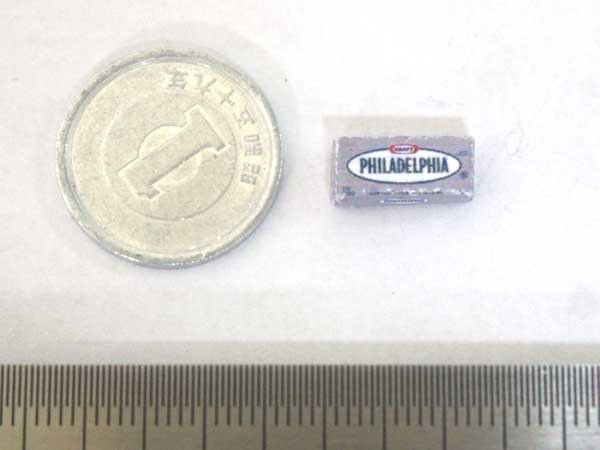 ミニチュア　1/12サイズのパッケージ