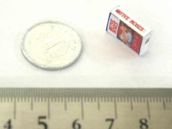 ミニチュア　1/12サイズのパッケージ