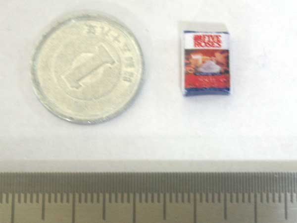 ミニチュア　1/12サイズのパッケージ