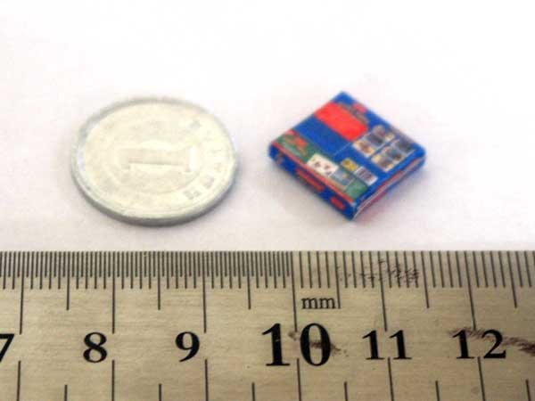 ミニチュア　1/12サイズのパッケージ