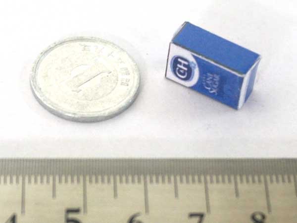 ミニチュア　1/12サイズのパッケージ