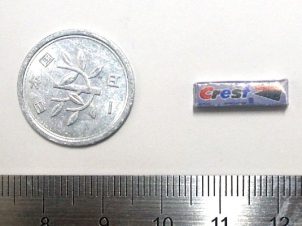 ミニチュア　1/12サイズのパッケージ