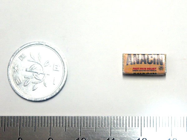 ミニチュア　1/12サイズのパッケージ