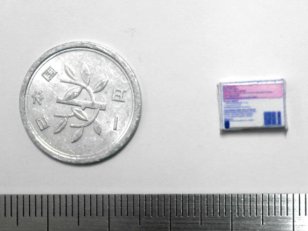 ミニチュア　1/12サイズのパッケージ