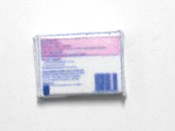 ミニチュア　1/12サイズのパッケージ