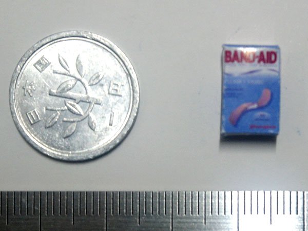 ミニチュア　1/12サイズのパッケージ