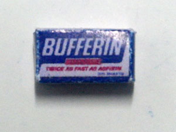 ミニチュア　1/12サイズのパッケージ