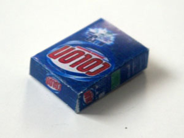 ミニチュア　1/12サイズのパッケージ