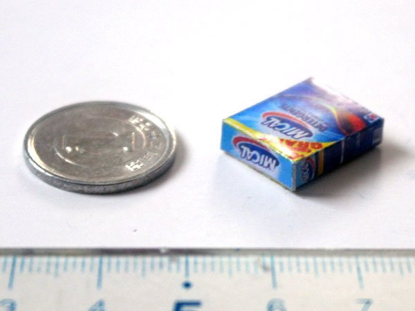 ミニチュア　1/12サイズのパッケージ