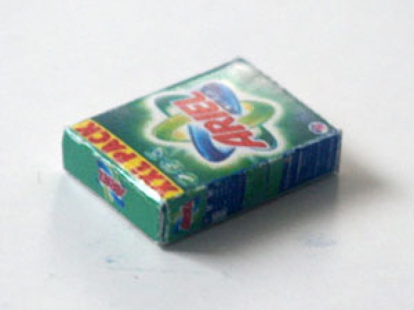 ミニチュア　1/12サイズのパッケージ