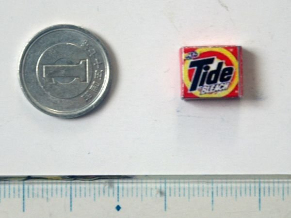 ミニチュア　1/12サイズのパッケージ