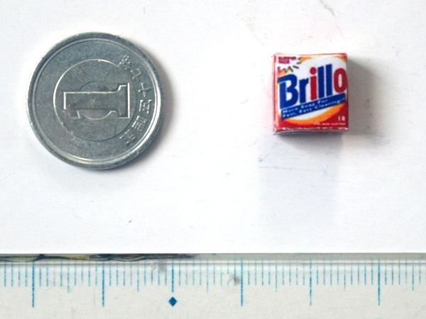 ミニチュア　1/12サイズのパッケージ