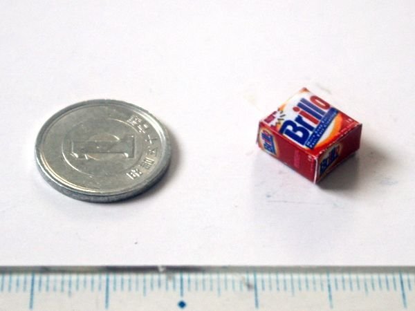 ミニチュア　1/12サイズのパッケージ