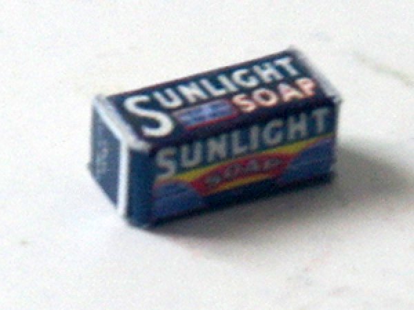 ミニチュア　1/12サイズのパッケージ