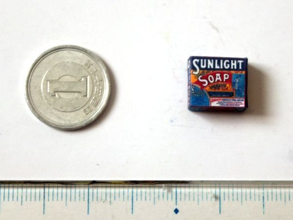 ミニチュア　1/12サイズのパッケージ