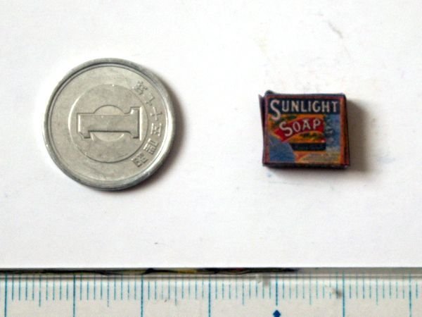 ミニチュア　1/12サイズのパッケージ