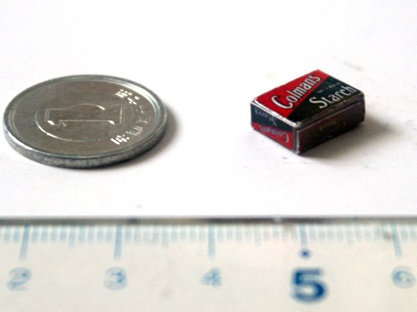 ミニチュア　1/12サイズのパッケージ