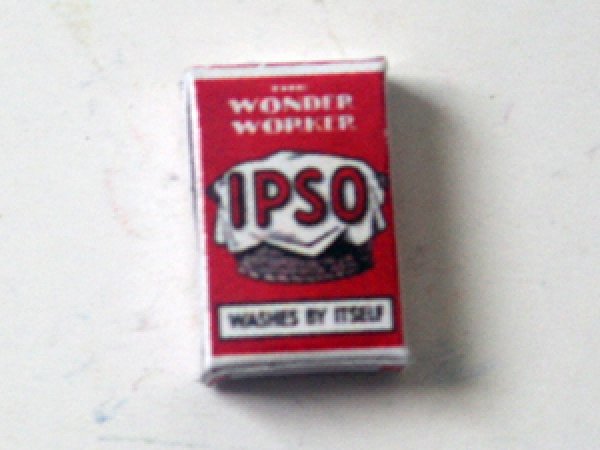 ミニチュア　1/12サイズのパッケージ