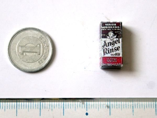ミニチュア　1/12サイズのパッケージ