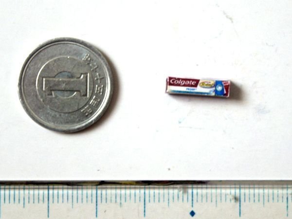 ミニチュア　1/12サイズのパッケージ