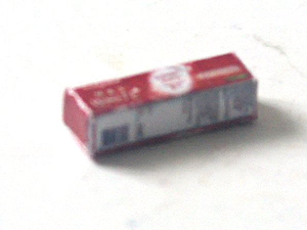 ミニチュア　1/12サイズのパッケージ