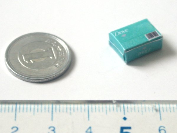 ミニチュア　1/12サイズのパッケージ