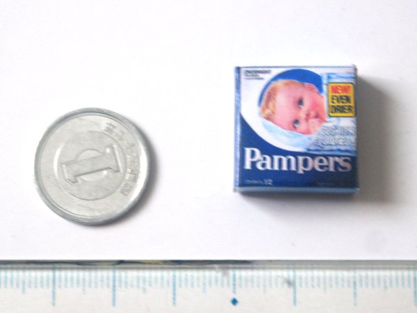 ミニチュア　1/12サイズのパッケージ