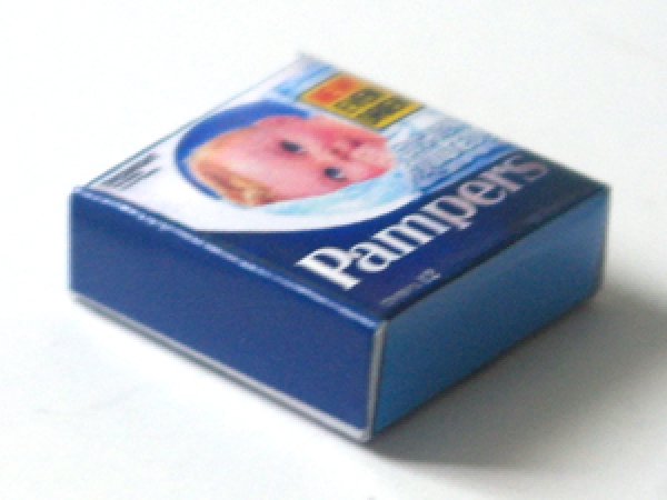 ミニチュア　1/12サイズのパッケージ