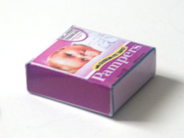 ミニチュア　1/12サイズのパッケージ