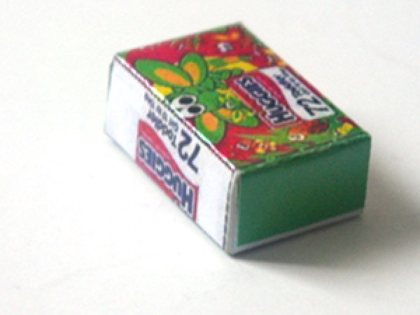 ミニチュア　1/12サイズのパッケージ