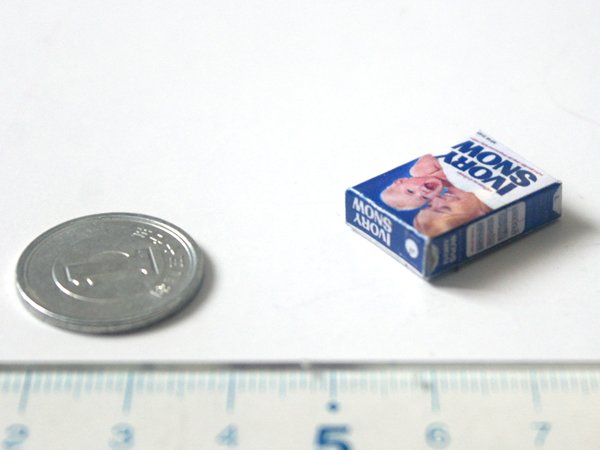 ミニチュア　1/12サイズのパッケージ