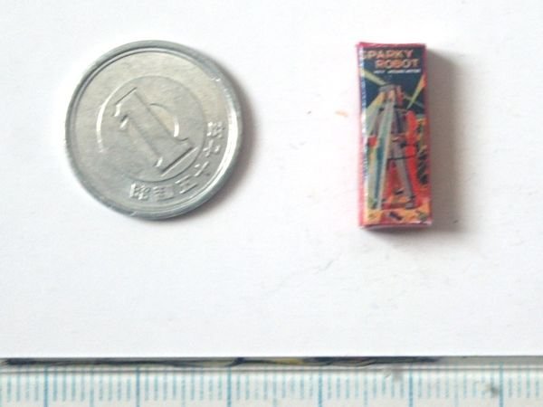 ミニチュア　1/12サイズのパッケージ