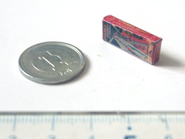 ミニチュア　1/12サイズのパッケージ