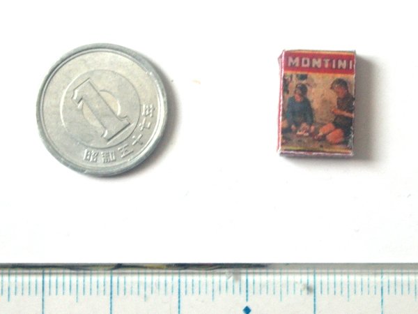 ミニチュア　1/12サイズのパッケージ